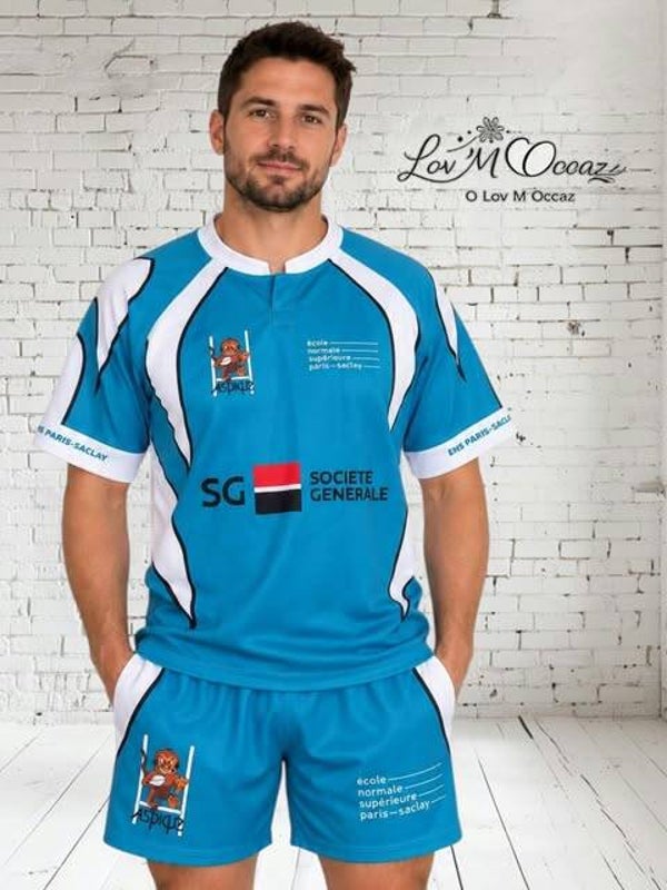 🏉 Ensemble de rugby homme Sports Custom – Taille M - Numéro 15