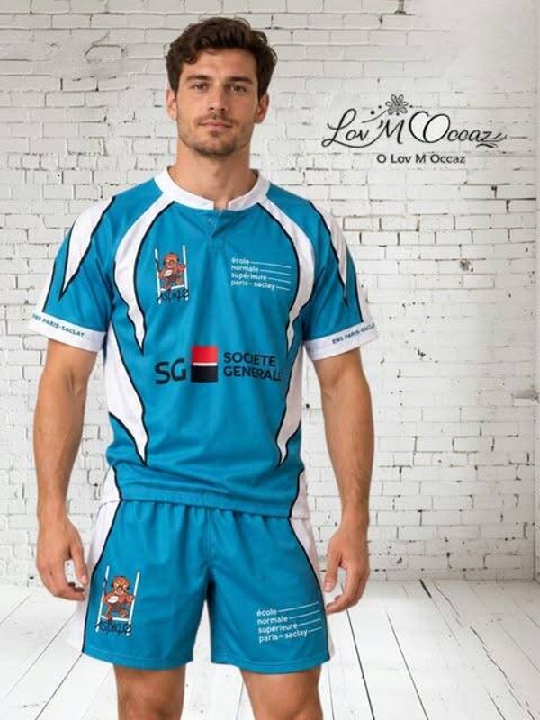 🏉 Ensemble de rugby homme Sports Custom – Taille L - Numéro 13