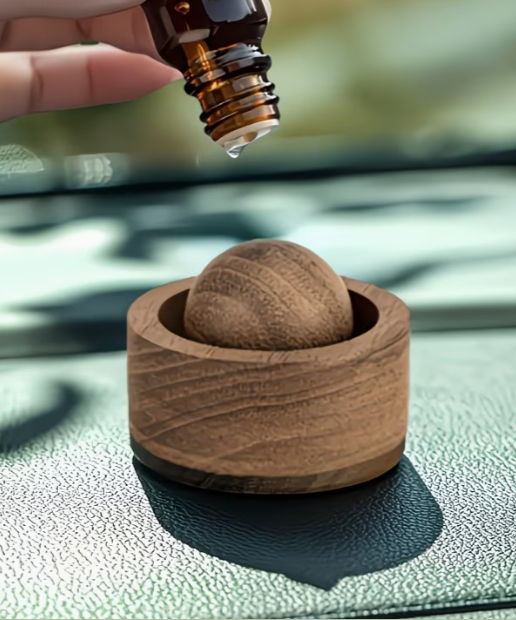 Elegante Difusor de Aroma de Madera con 5 ml fragancia