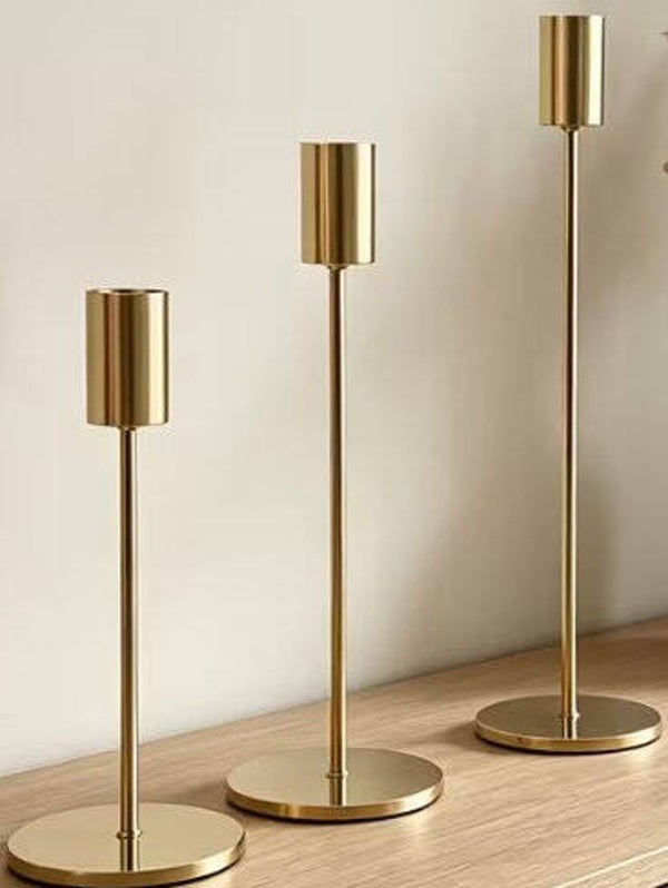Juego de 3 candelabros