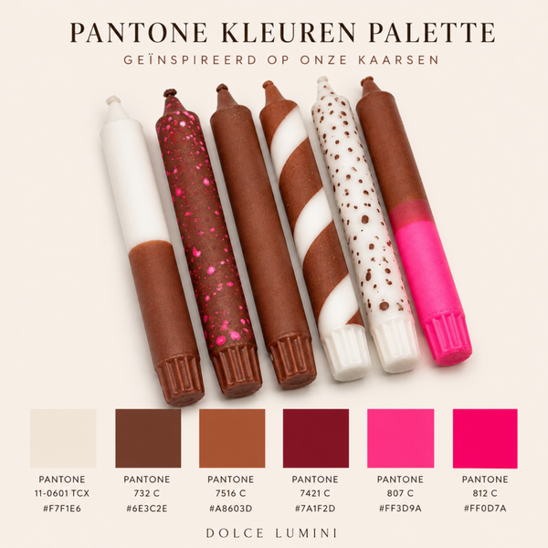 Dolce Chocolate & Pink Collection - Dolce Diner Candle Collection