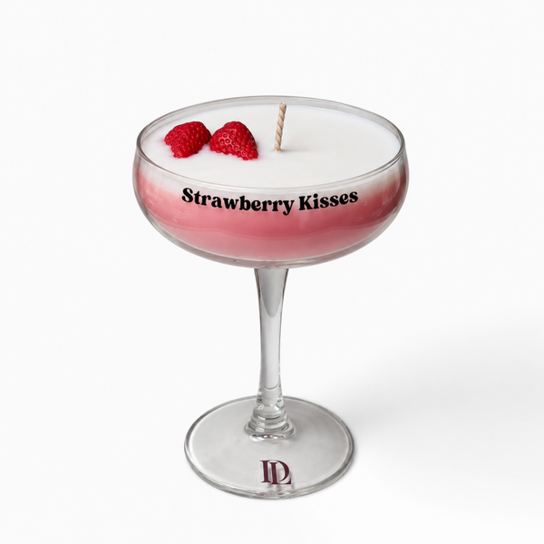 Dolce Strawberry Cocktail kaars -Dolce Vita Cocktail Candle Collection