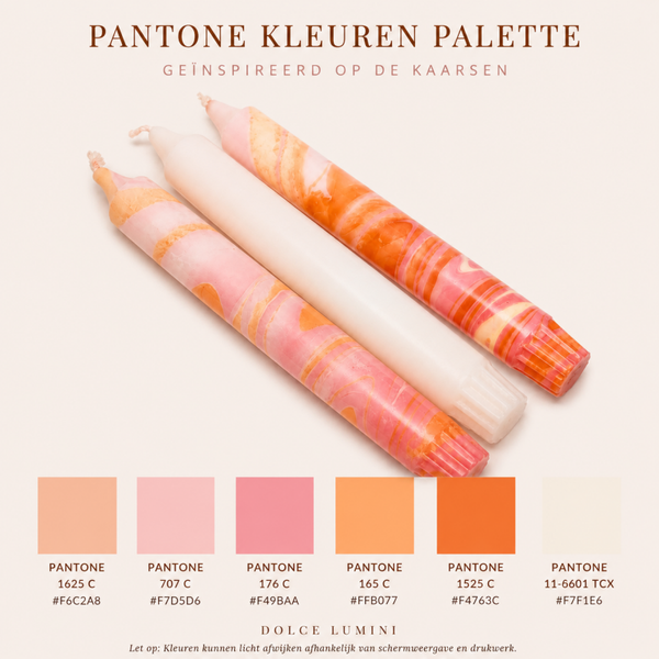 Dolce Pesca Rosa Swirl Collection - Dolce Diner Candle Collection