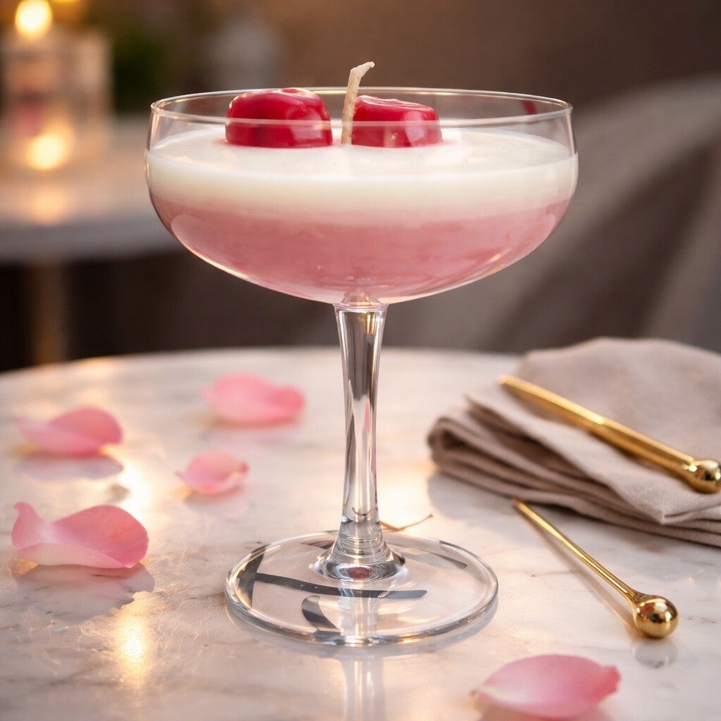 Dolce Heart Cocktail Candle - Dolce Vita Cocktail Candle Collection