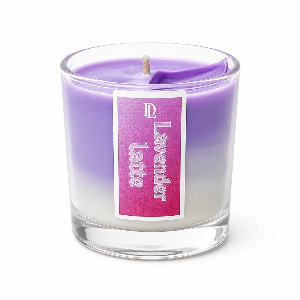 Dolce Lavender Latte Iced- lavendel & vanille geurkaars