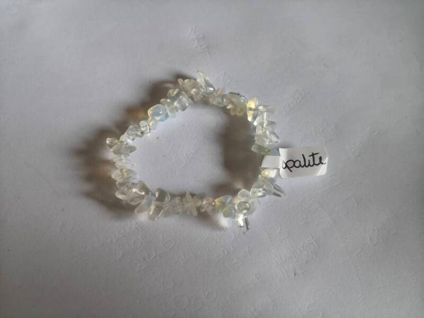 Opalite chip bracelet