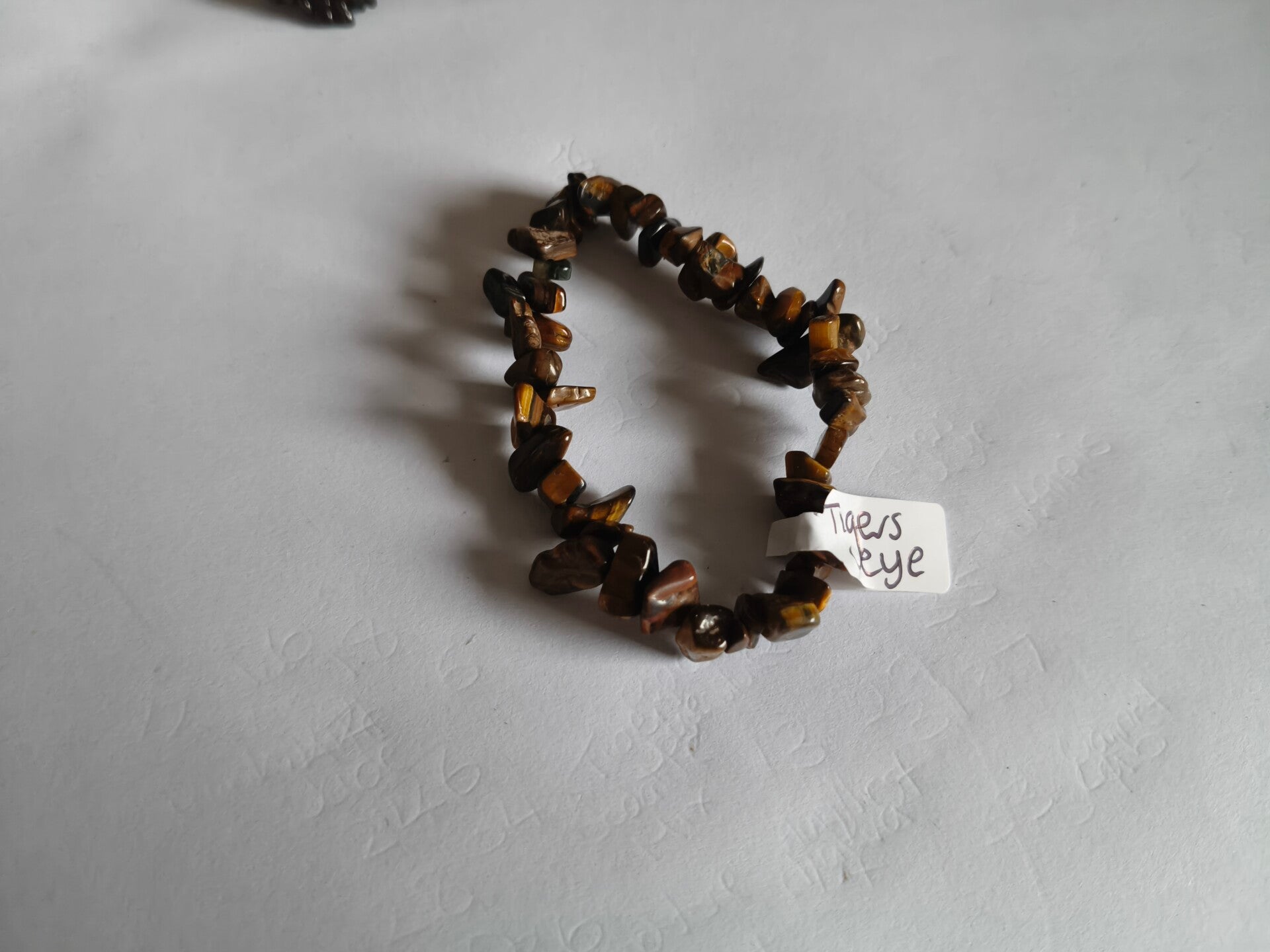 Tigers eye chip bracelet