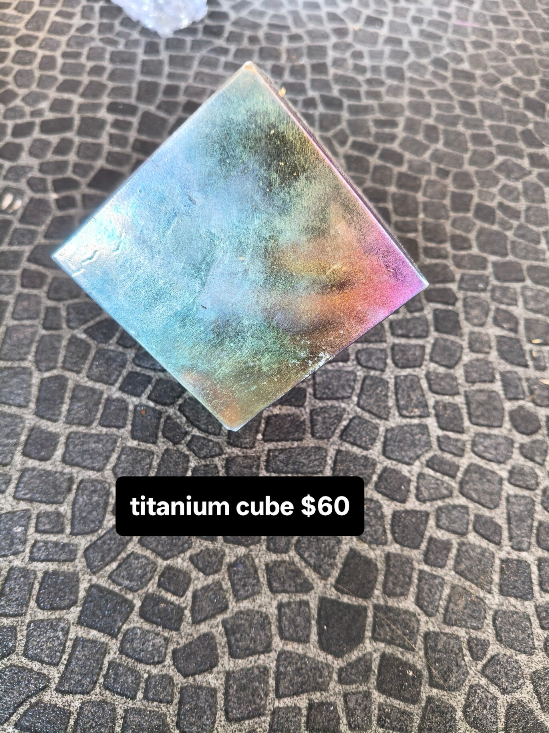 Titanium cube