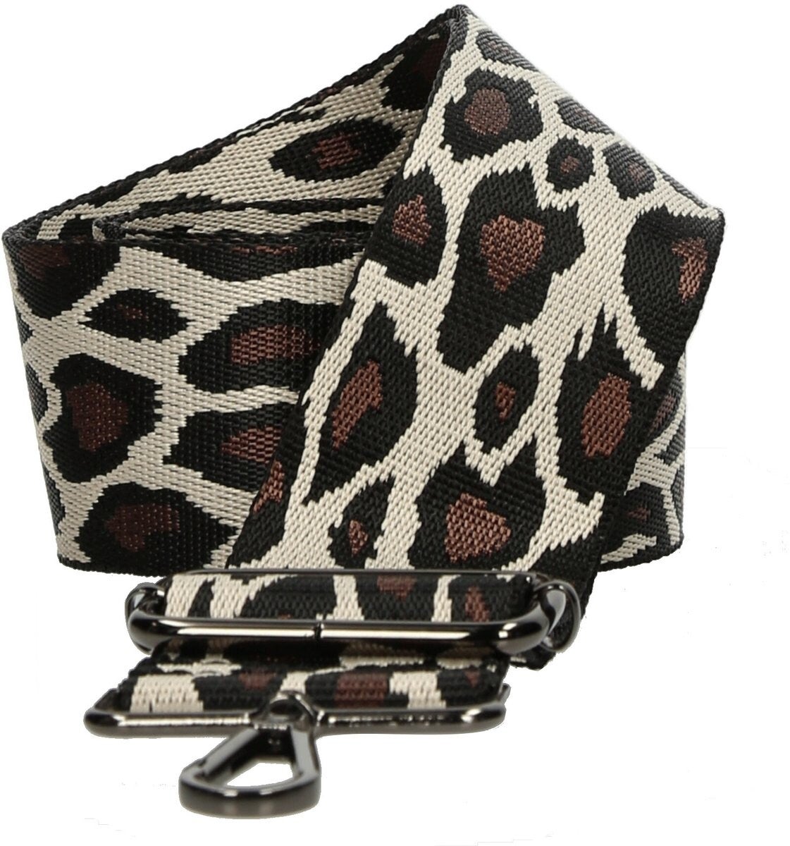 Bag strap - Festival tassenriem - schouderband/riem - beige/zwart/bruin