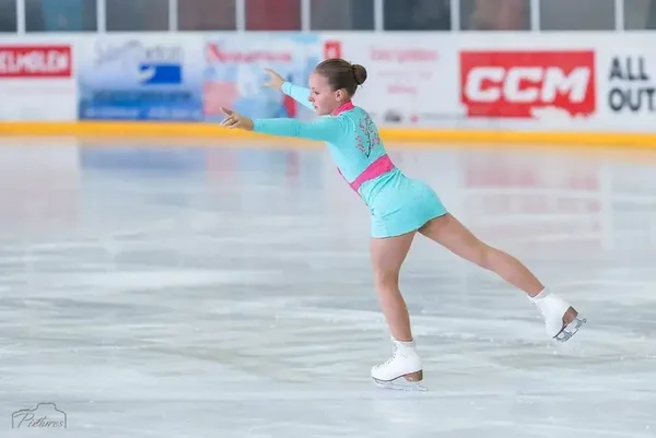 Unieke Schaatsjurk in Chinees/Japan Thema