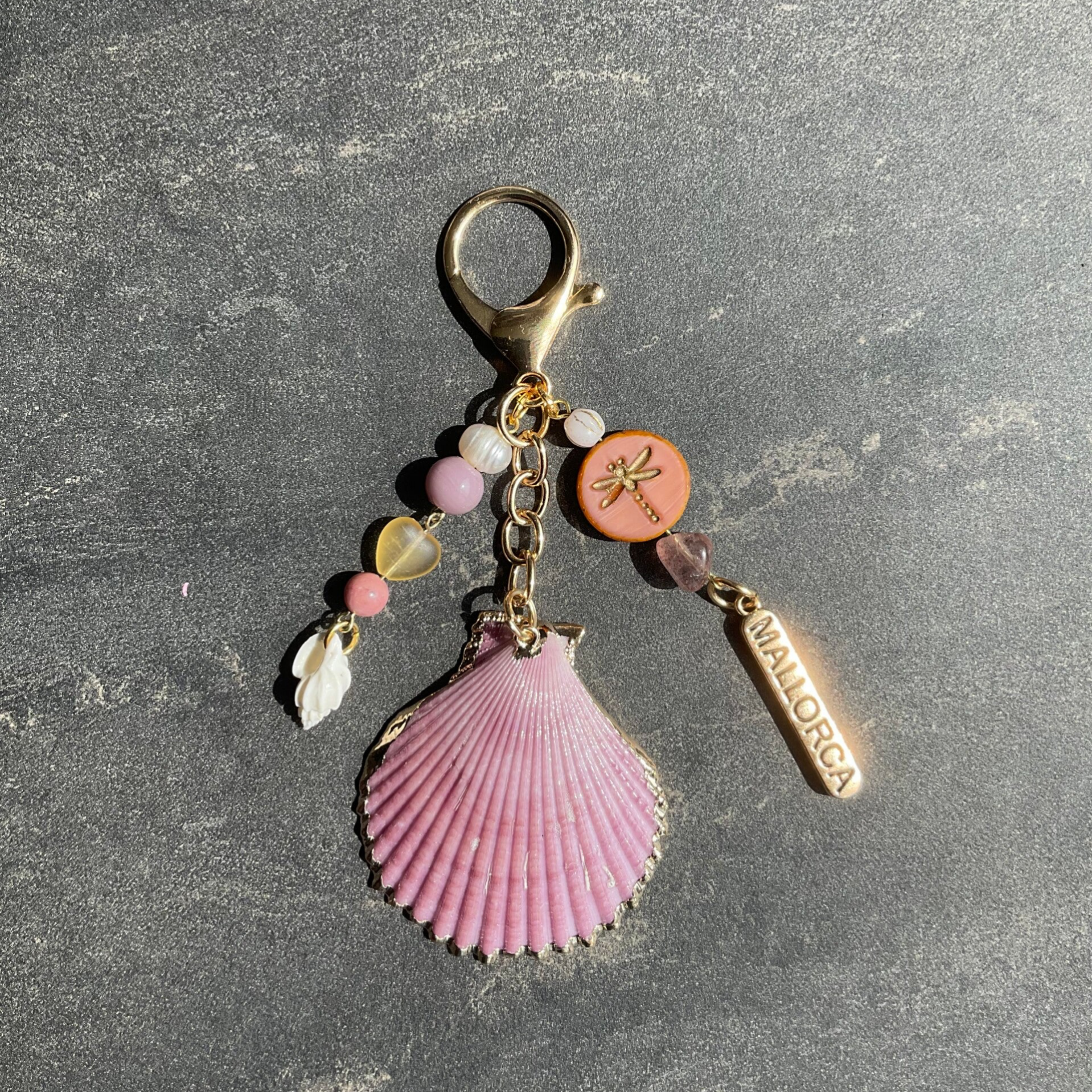 Mallorca Shell Keychain