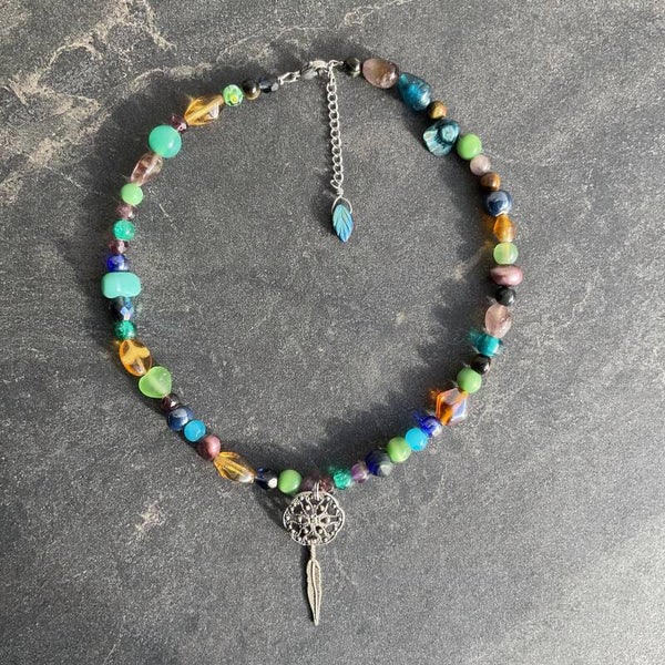 Feather Mix Necklace