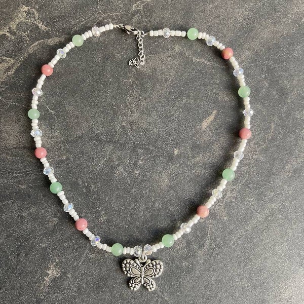 Soft Butterfly Necklace