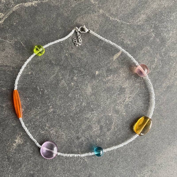 Bubbly Clear Necklace