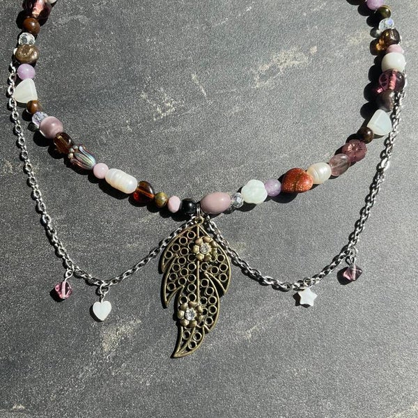 Royal Feather Necklace