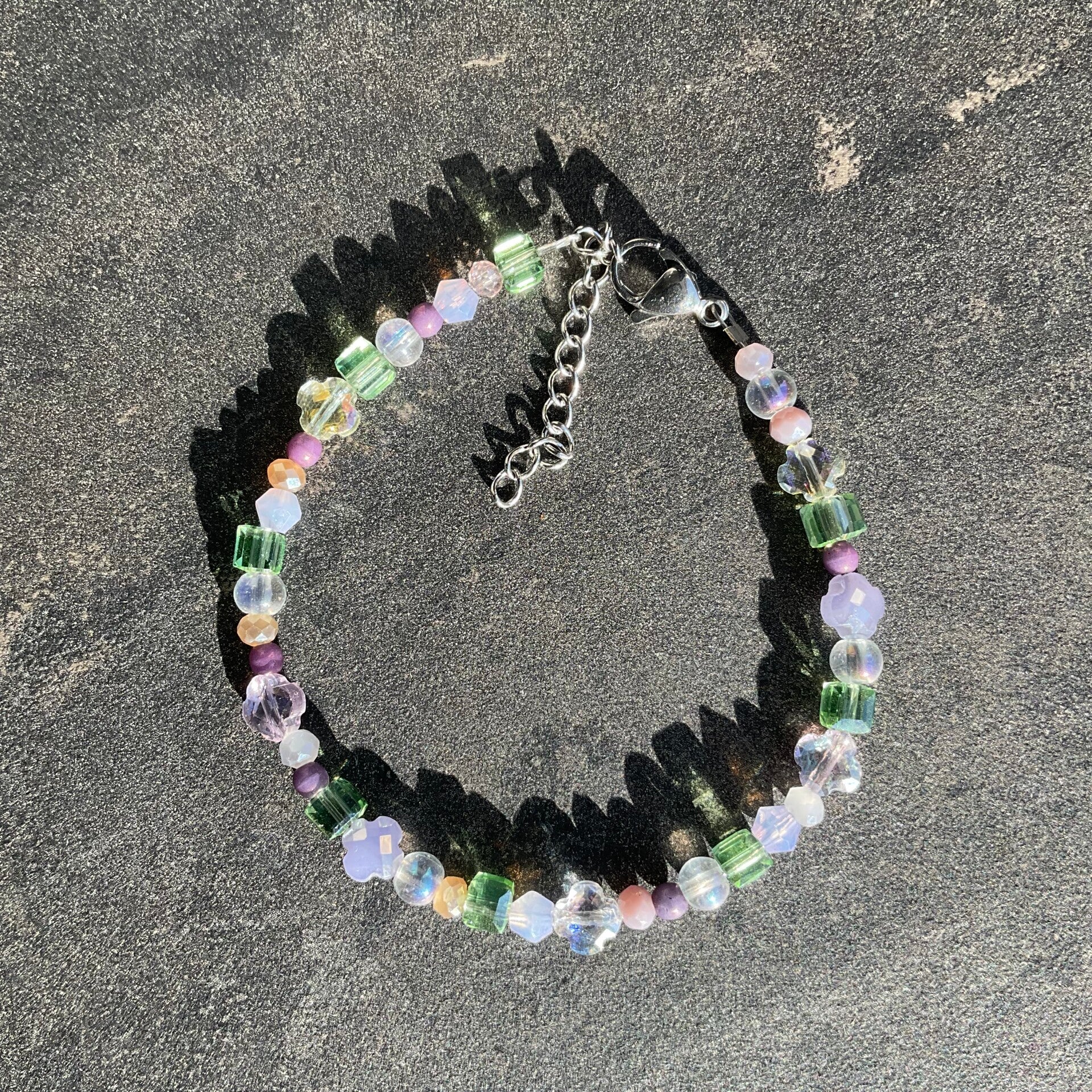 Clear Pastels Bracelet