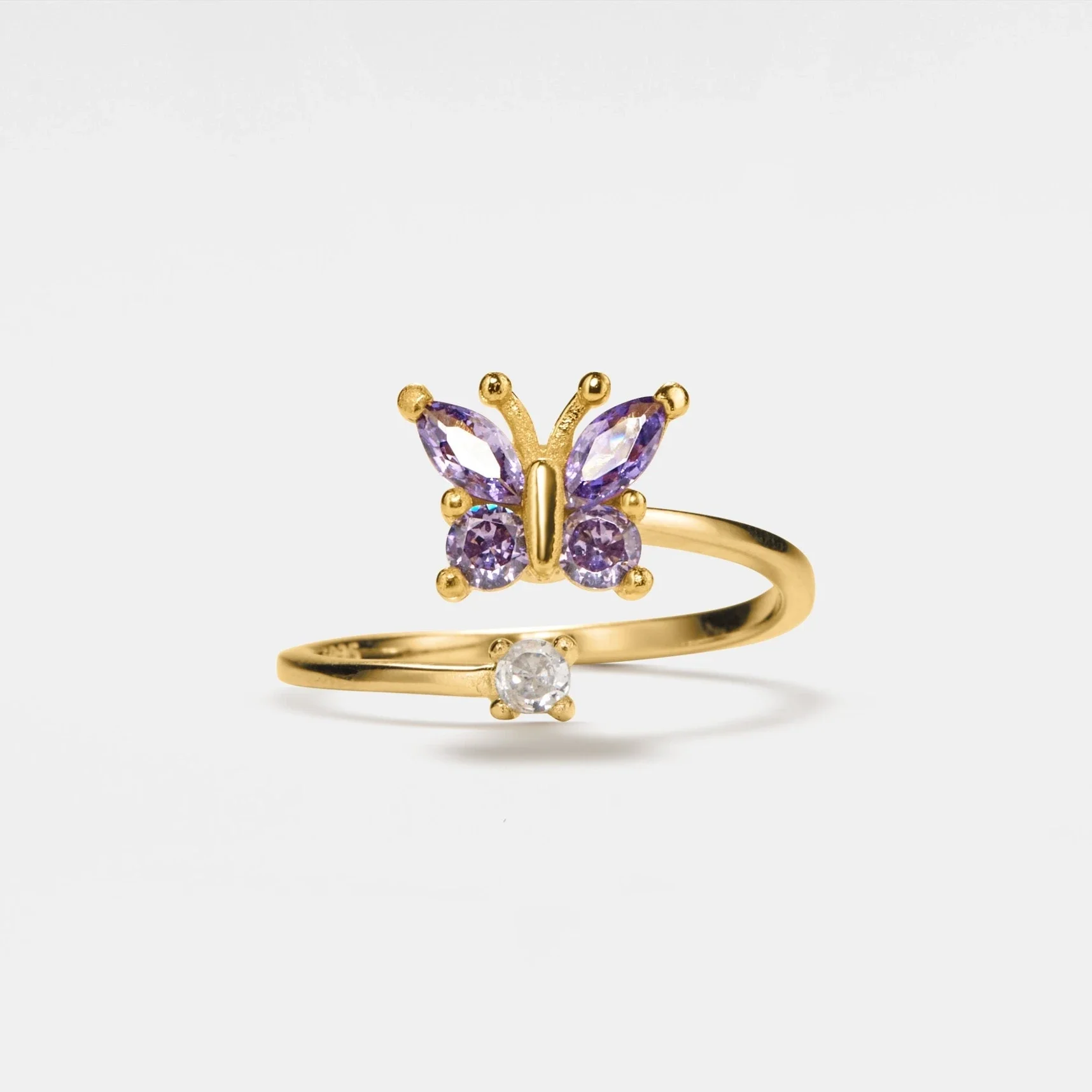 11. Fidget Ring - Vlinder - 925 Zilver