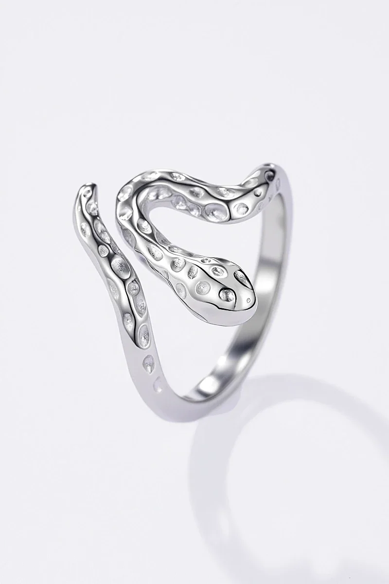 11. Ring - Snakes Dent - RVS - Zilver