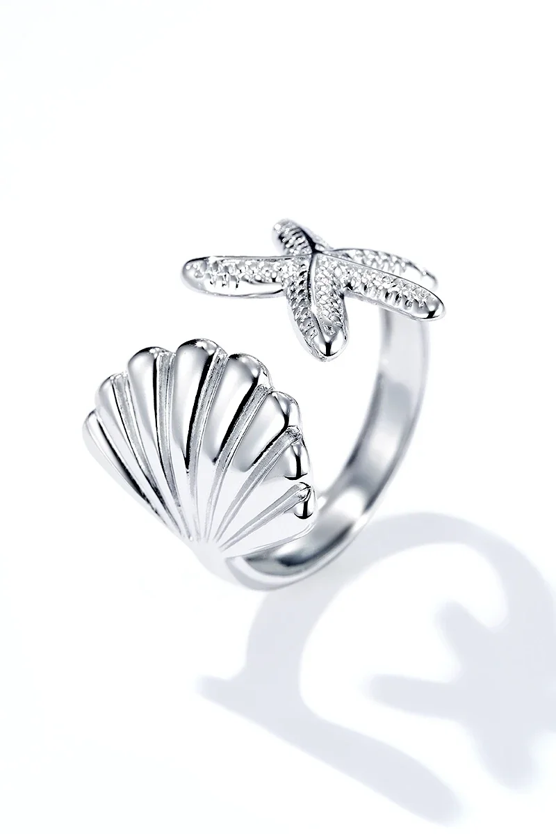 06. Ring - Schelp - RVS - Zilver