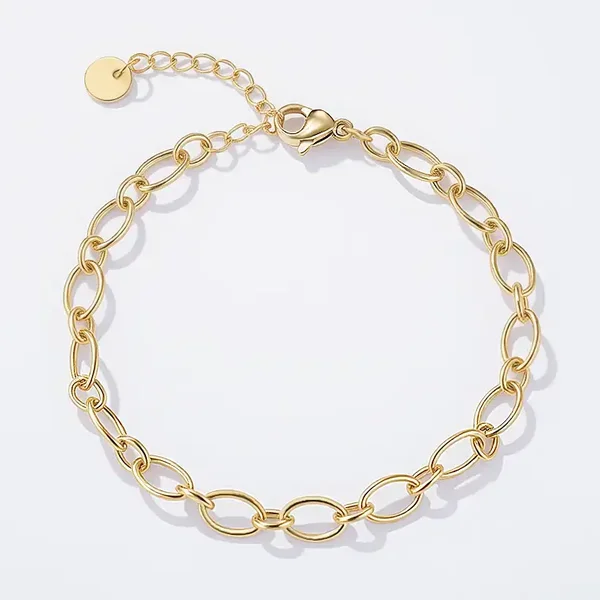 25. Armband - Rings Clean - RVS - Goud