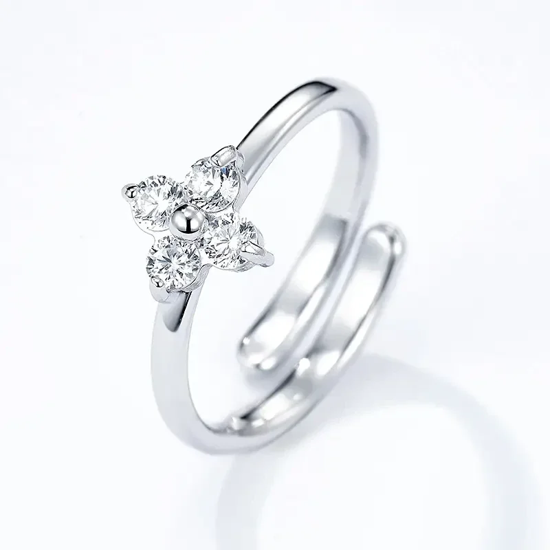 13. Ring - Clover - RVS - Zilver