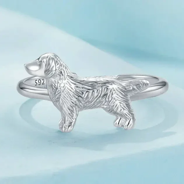 17. Ring - Golden Retriever - 925 - Zilver