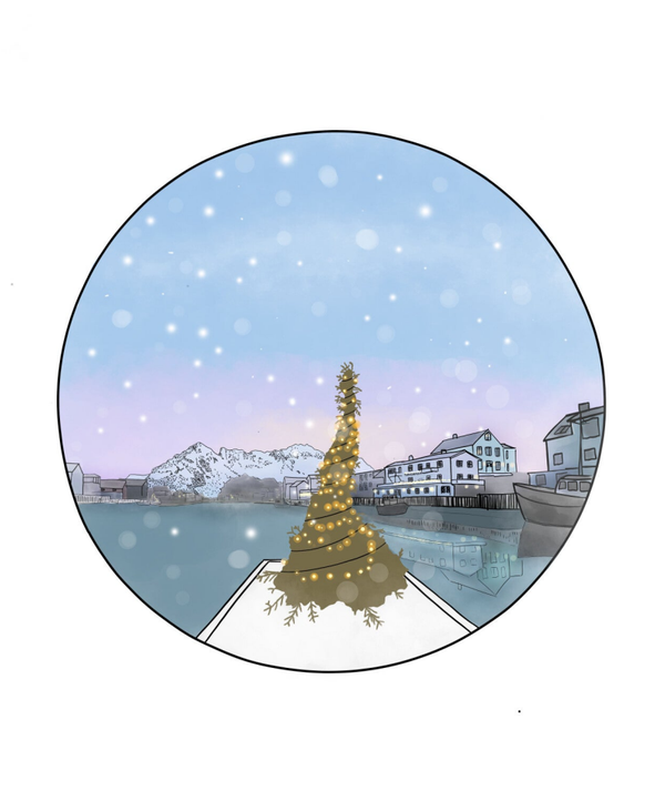 Juletreet i Henningsvær