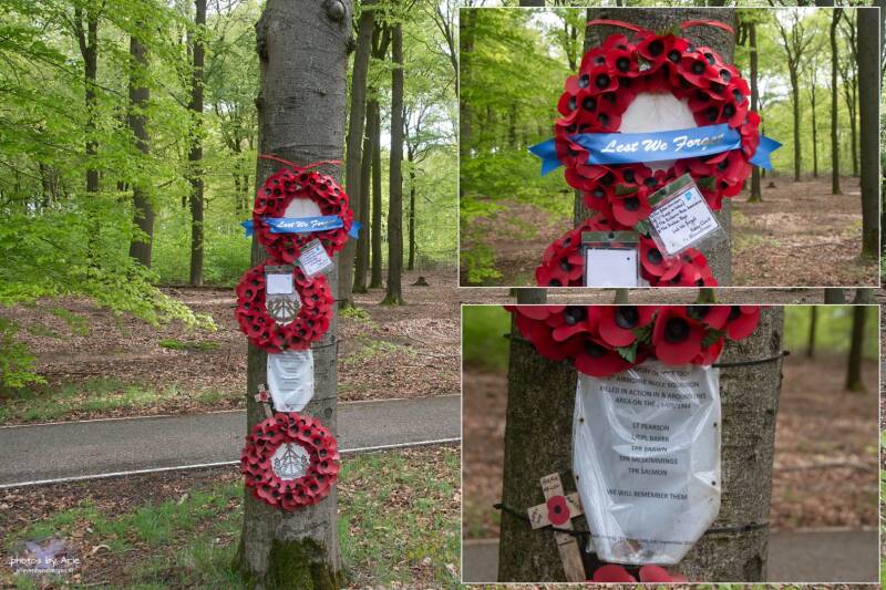 Herinneringsplek langs de N224