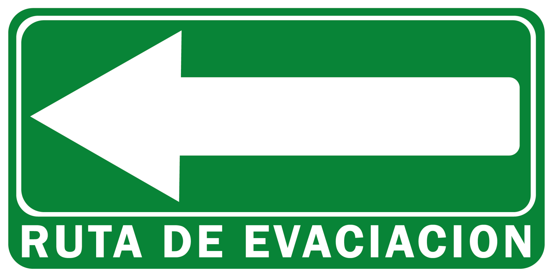 SEÑALETICA RUTA DE EVACUACIÓN