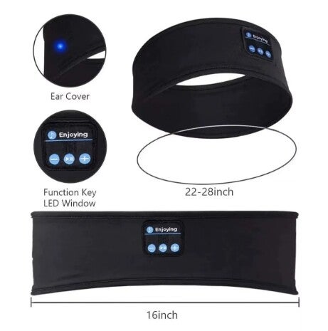 Earphones Sports Sleeping Headband Elastic