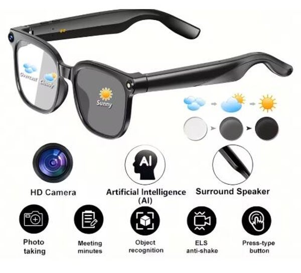 Camera video glasses, smart translation