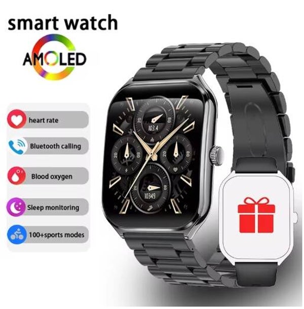 New Ultra Thin Smart Watch men 1.96"