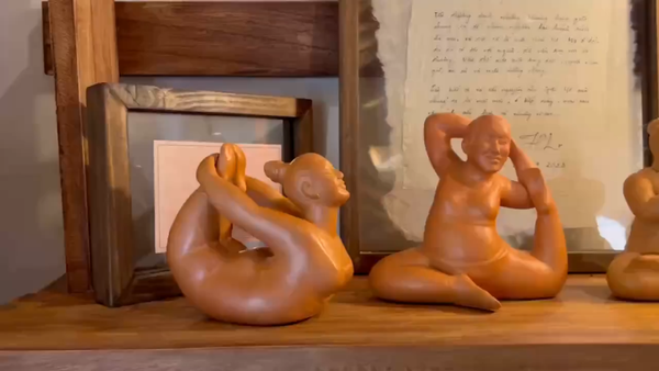 Statue en terre cuite