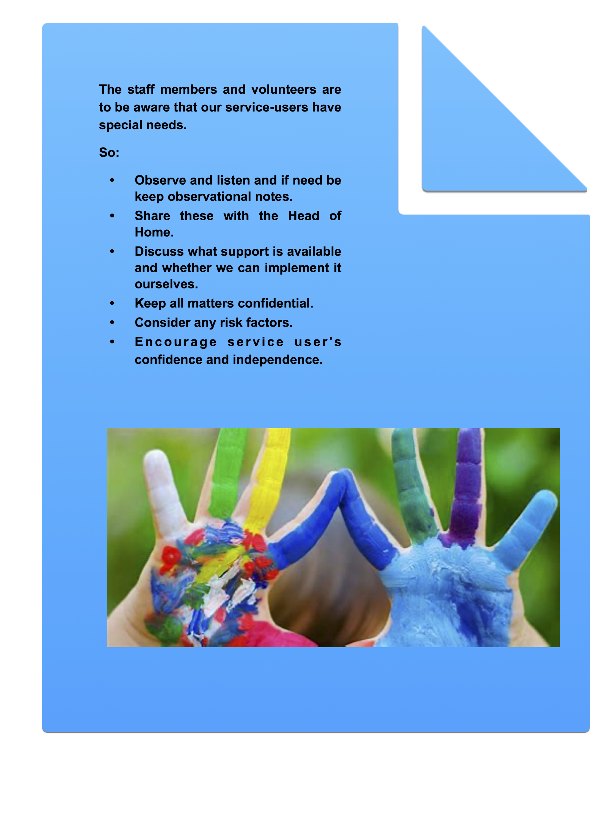 Special Educational Needs / Policy and Advice / About Us Frate Jacoba