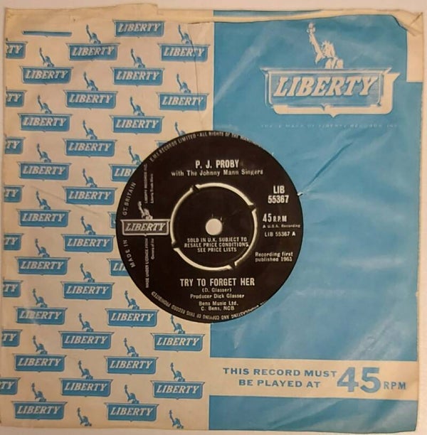 P.J. Proby – Try To Forget Her (7")