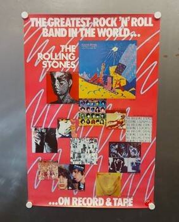 ROLLING STONES "The greatest rock'n'roll band in the world... (Poster - 1)