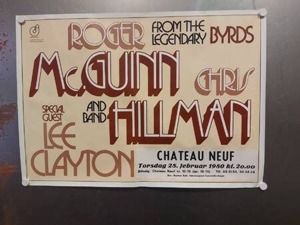 McGUINN/HILLMAN + CLAYTON (Poster - 201)