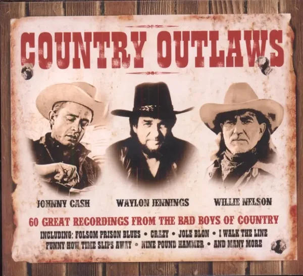 Johnny Cash / Waylon Jennings / Willie Nelson - Country Outlaws (3CD)