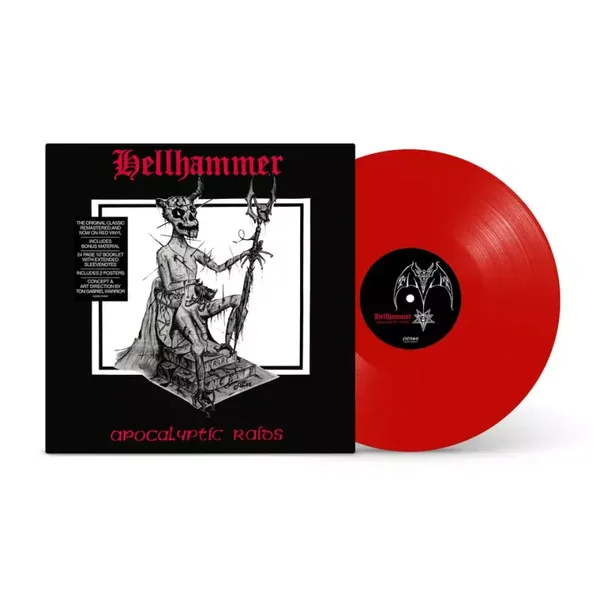 Hellhammer - Apocalyptic Raids (LP - Rød)