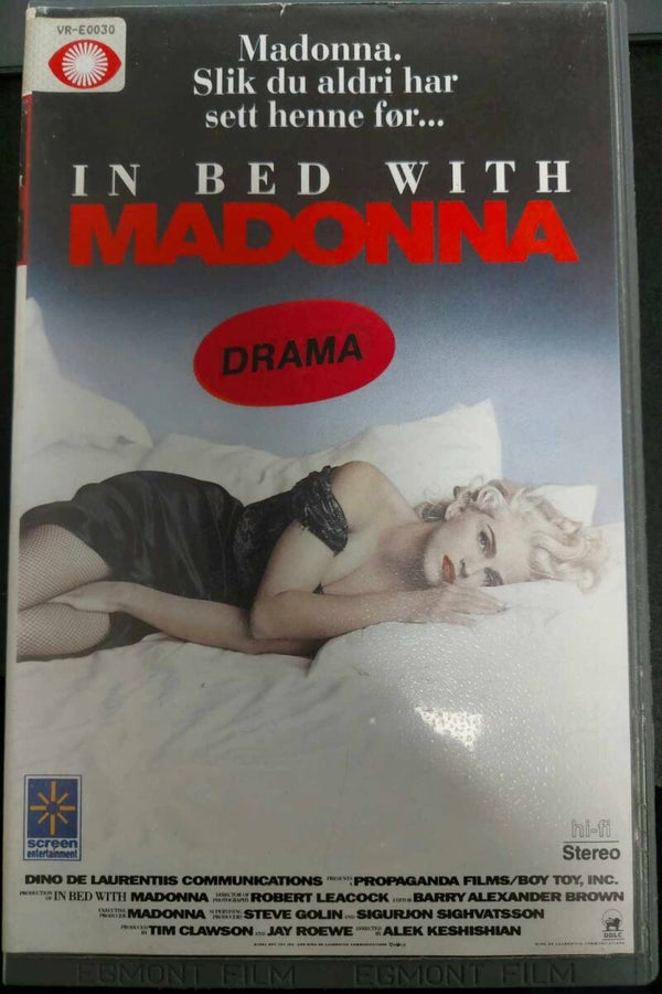 Madonna – In Bed With Madonna (Like You've Never Seen Her Before) (VHS)