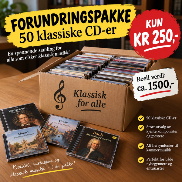 Forundsringspakke CD - Klassisk.