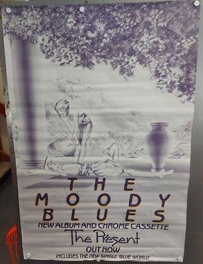 THE MOODY BLUES "The Present" (Poster - 10)