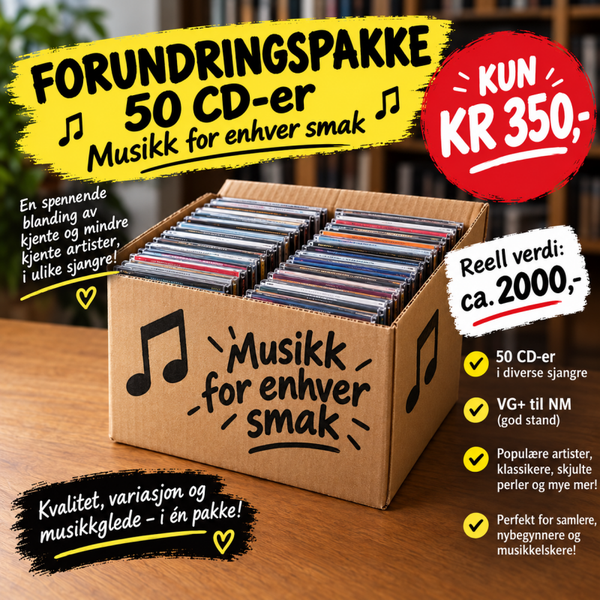 FORUNDRINGSPAKKE CD - Div. sjangre.