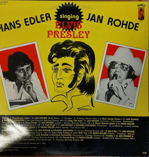 Jan Rohde & Hans Edler - Singing Elvis Presley (LP)
