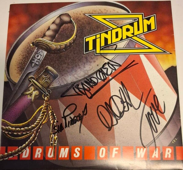 Tindrum – Drums Of War (7", Misprint)