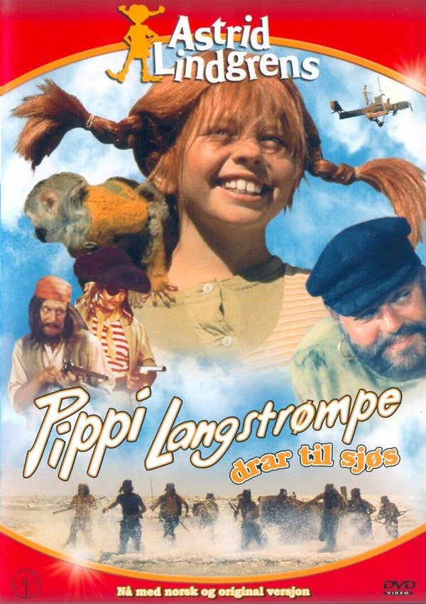 Pippi Langstrømpe Drar til Sjøs (DVD)