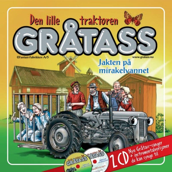 DEN LILLE TRAKTOREN GRÅTASS – JAKTEN PÅ MIRAKELVANNET (2CD)