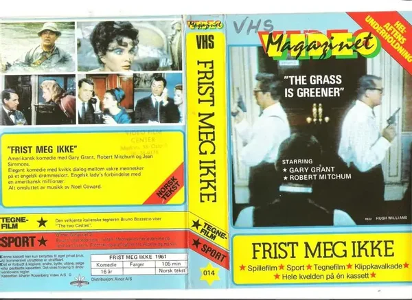 Frist Meg Ikke (The Grass is Greener) (VHS)
