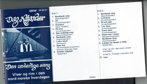 Dag Kajander – Den Underlige Sang (Kassett)