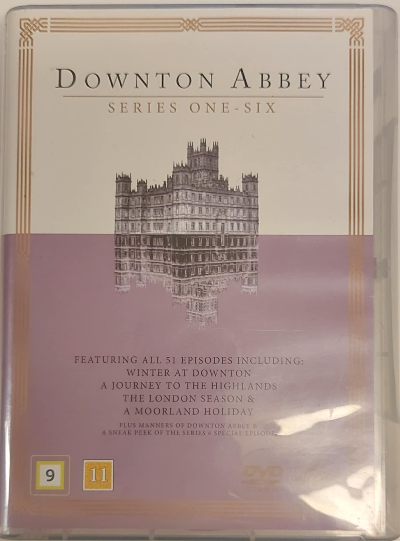 Downton Abbey sesong 1 - 6  bonus (23 DVD)